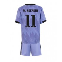 Fotbalové Dres Real Madrid Marco Asensio #11 Dětské Venkovní 2022-23 Krátký Rukáv (+ trenýrky)